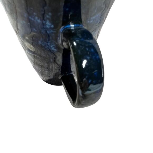 World Market Pair Cherry Blossom Blue Porcelain 10 oz Mug Cup Floral Japan - Picture 9 of 13